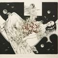 Josef Kábrt - Měla jsem krásný sen, 1983, lept 17,5×13,4 cm