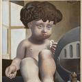 Dítě a moučný fantom, 1952, vaječná tempera na plátně