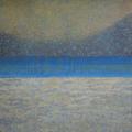 Velký obzor IV. (Pohled z druhé strany) - 2020, akryl a olej na plátně 190 x 190 cm