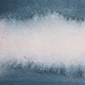 Nebe - 2023, akvarel 10x14,5 cm