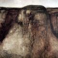 Marie Szemes Hlavinková - Krajina, 1987, olej na sololitu 60x80cm