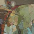 Markéta Pošarová - Krajina III., 2014, olej