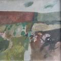Miloš Pošar - Krajina s rybníkem, 1970, olej