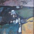 Miloš Pošar - Krajina se skalami, 1965, olej