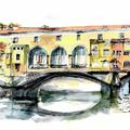 Zdeněk Janeček - Florencie - Ponte Vecchio