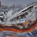 Lubor Mádr - Achátový lom Doubravice - akryl na plátně
